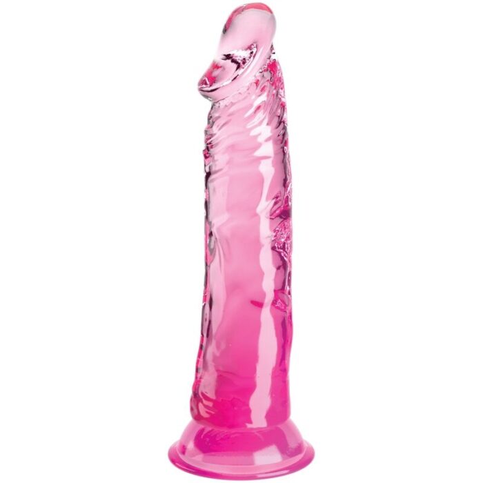 KING COCK - CLEAR PENE REALÍSTICO 19.7 CM ROSA - CandyHot - Foto 1
