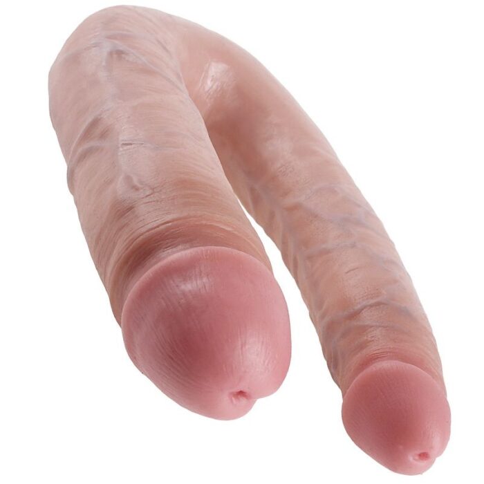 KING COCK - DILDO DOBLE PENETRACIÓN 17.8 CM NATURAL - CandyHot - Foto 3