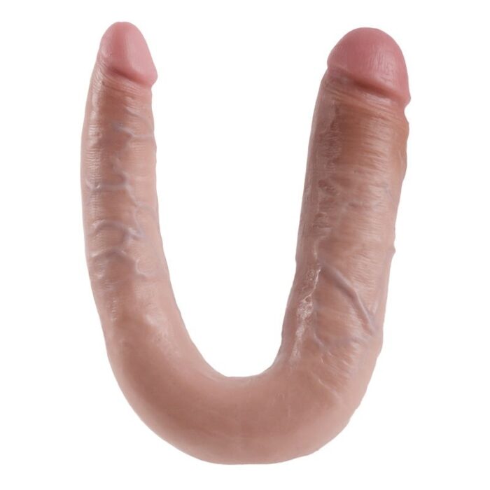 KING COCK - DILDO DOBLE PENETRACIÓN 17.8 CM NATURAL - CandyHot - Foto 5