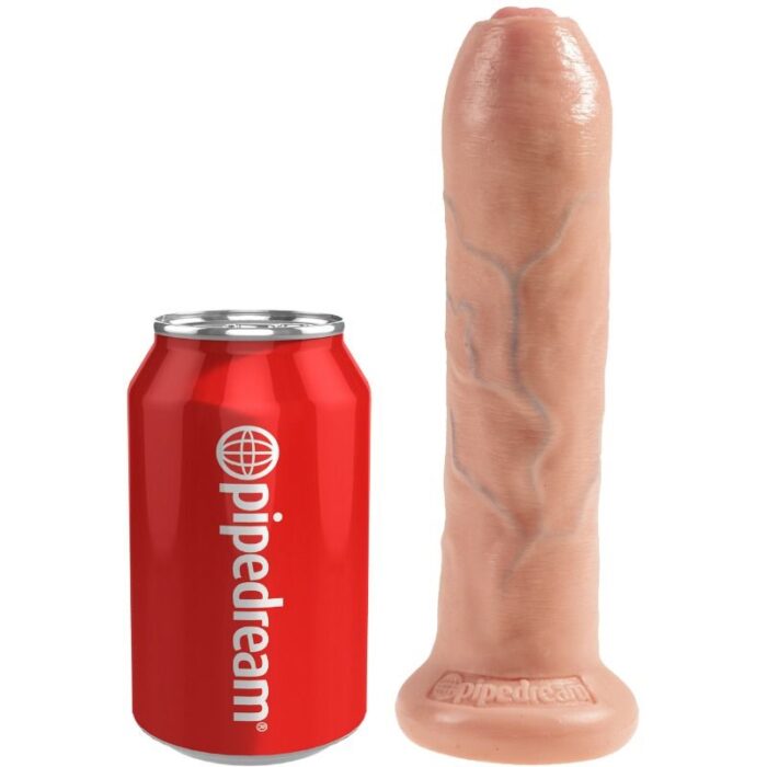 KING COCK - DILDO REALÍSTICO UNCUT NATURAL 21 CM - CandyHot - Foto 2