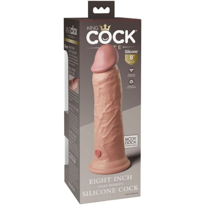KING COCK - ÉLITE DILDO REALÍSTICO SILICONA 20.3 CM - CandyHot - Foto 6