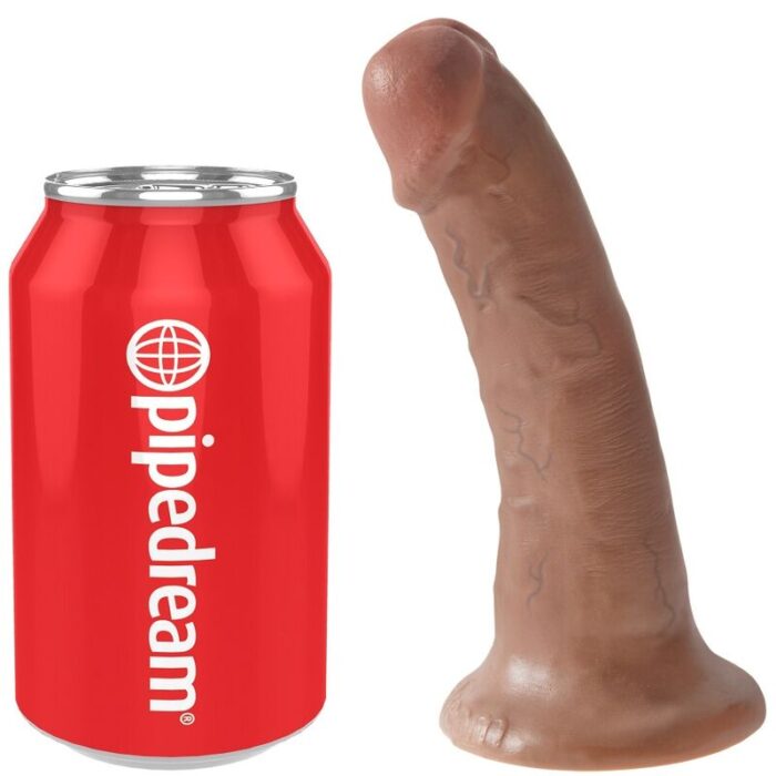 KING COCK - PENE REALÍSTICO 15 CM CARAMELO - CandyHot - Foto 5