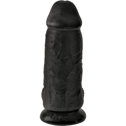 KING COCK - PENE REALÍSTICO CHUBBY 23 CM NEGRO - CandyHot - Foto 2