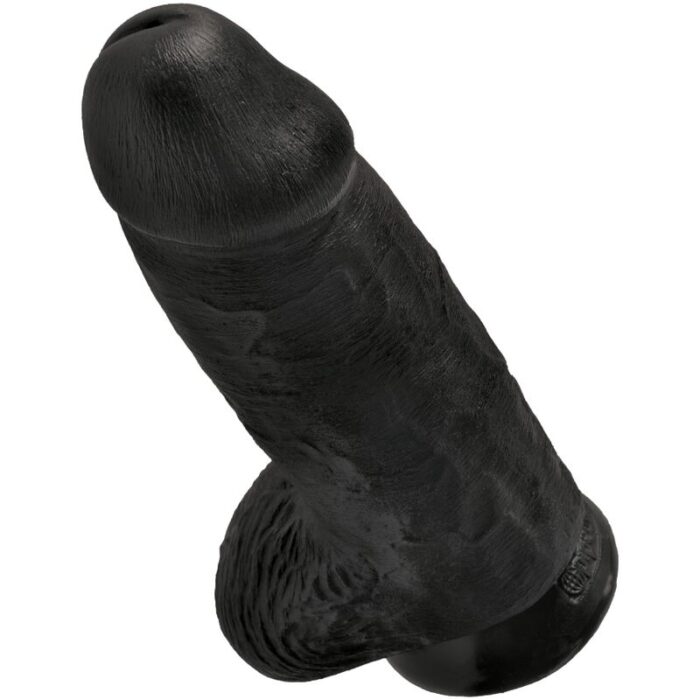 KING COCK - PENE REALÍSTICO CHUBBY 23 CM NEGRO - CandyHot - Foto 3