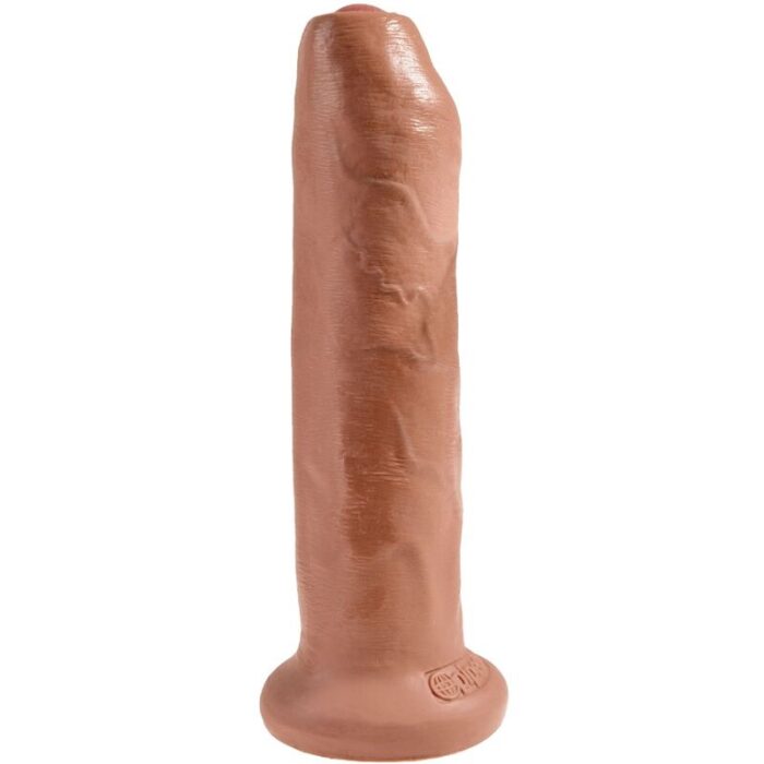 KING COCK - PENE REALÍSTICO CON PREPUCIO 17.8 CM CARAMELO - CandyHot - Foto 1