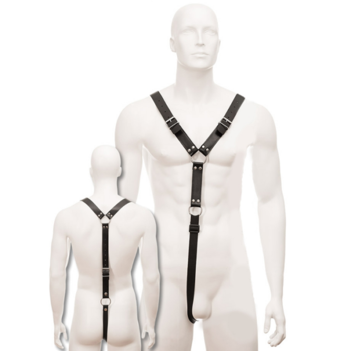 LEATHER BODY - HARNESS MEN NEGRO - CandyHot - Foto 1