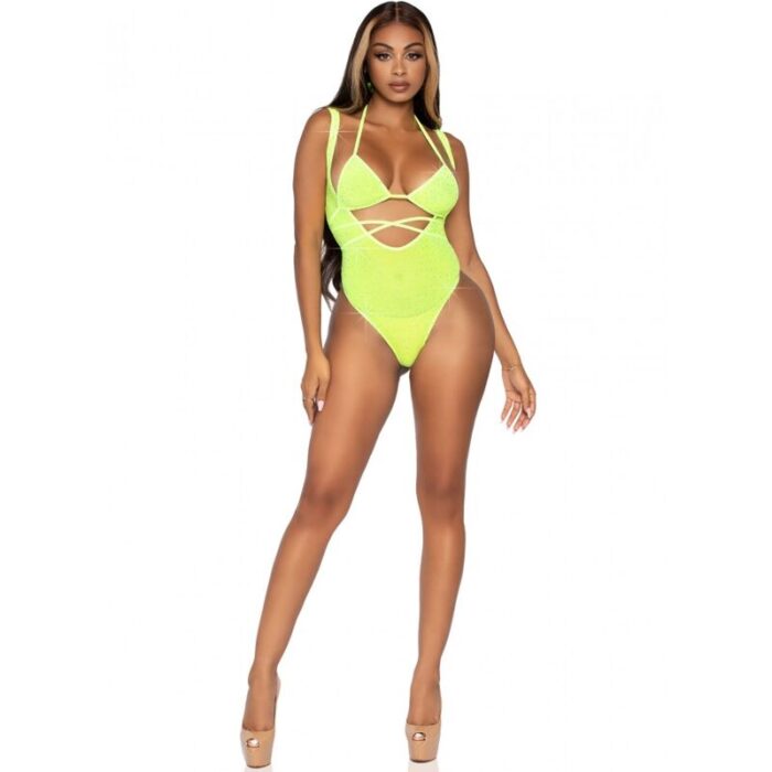 LEG AVENUE - BIKINI TOP AND BODY TALLA ÚNICA - CandyHot - Foto 3