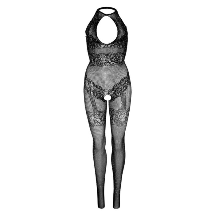 LEG AVENUE - BODYSTOCKING DE RED SIN COSTURAS TALLA ÚNICA - NEGRO - CandyHot - Foto 3