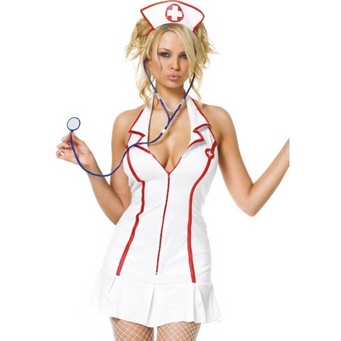 LEG AVENUE - COSTUMES - DISFRAZ JEFA ENFERMERIA 3 PIEZAS TALLA L/XL - CandyHot - Foto 2