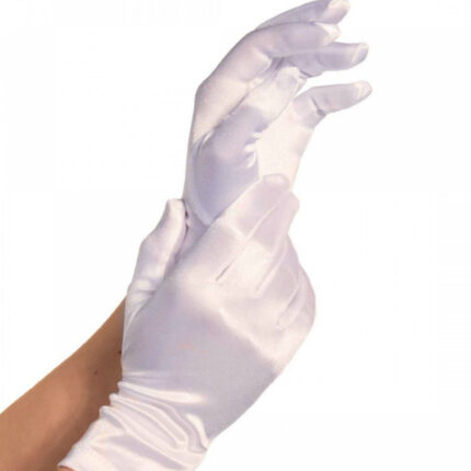 LEG AVENUE - GUANTES SATIN BLANCO - CandyHot - Foto 1