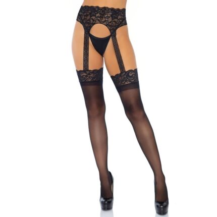 LEG AVENUE - MEDIAS CON LIGUERO OPACAS TALLA ÚNICA - CandyHot - Foto 2