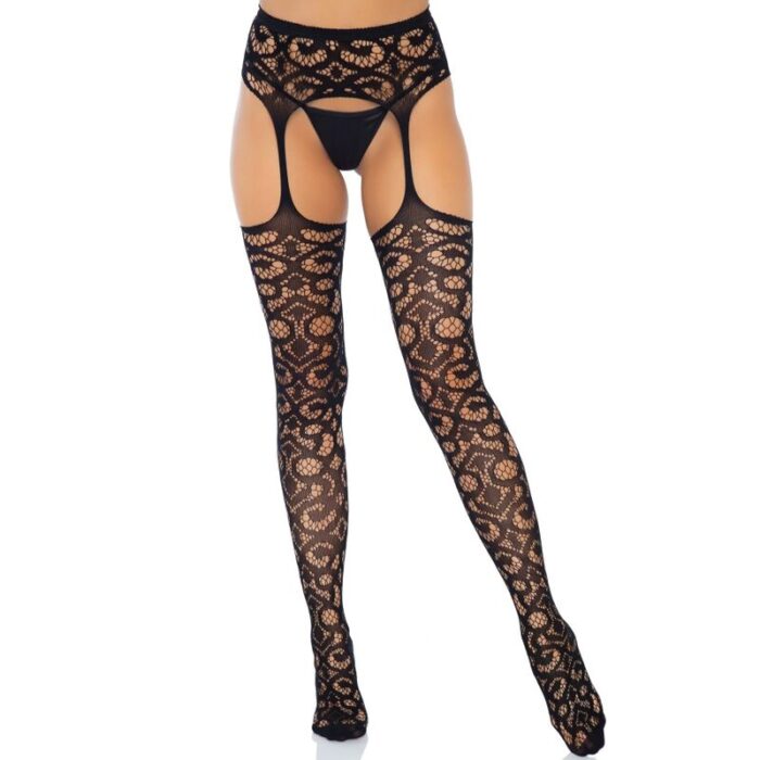 LEG AVENUE - MEDIAS CON LIGUERO TALLA ÚNICA - CandyHot - Foto 1