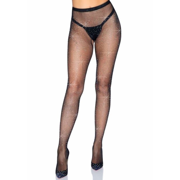 LEG AVENUE - MEDIAS DE RED CON ABERTURA - CandyHot - Foto 2