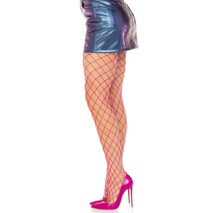 LEG AVENUE - PANTIMEDIAS REJILLA DIAMANTE ROSA - CandyHot - Foto 3