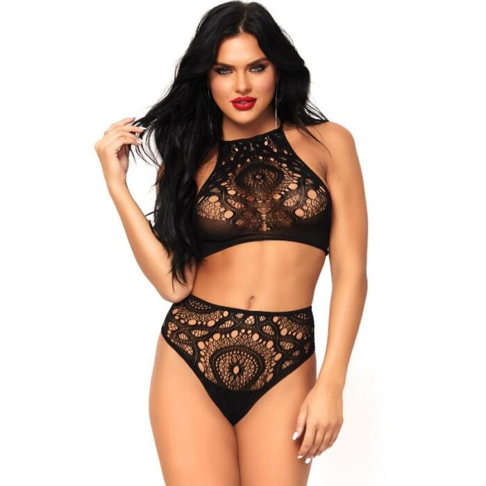 LEG AVENUE - SET 2 PIEZAS TOP Y PANTIES M/L - CandyHot - Foto 1