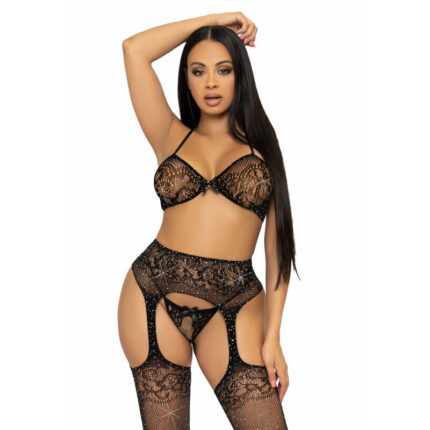 LEG AVENUE - SET TRES PIEZAS SUJETADOR