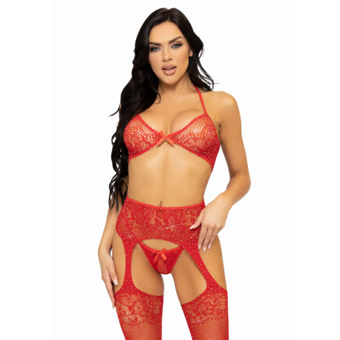 LEG AVENUE - SET TRES PIEZAS SUJETADOR