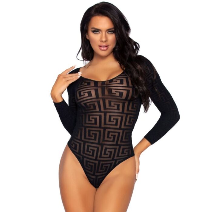 LEG AVENUE - TEDDY DISEÑO MOSAICO TALLA ÚNICA - CandyHot - Foto 1