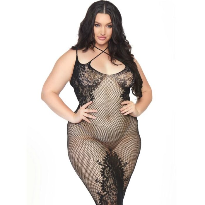 LEG AVENUE - VESTIDO EN CUERPO DE RED 1X-2X - CandyHot - Foto 2