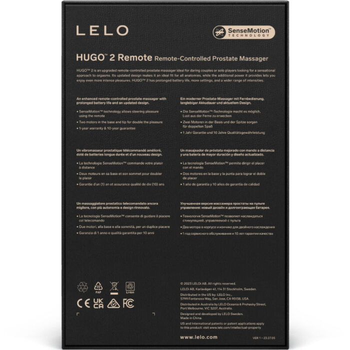 LELO - HUGO 2 MASAJEADOR DE PROSTATA CONTROL REMOTO VERDE - CandyHot - Foto 4