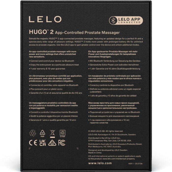 LELO - HUGO 2 MASAJEADOR DE PROSTATA VERDE - CandyHot - Foto 4