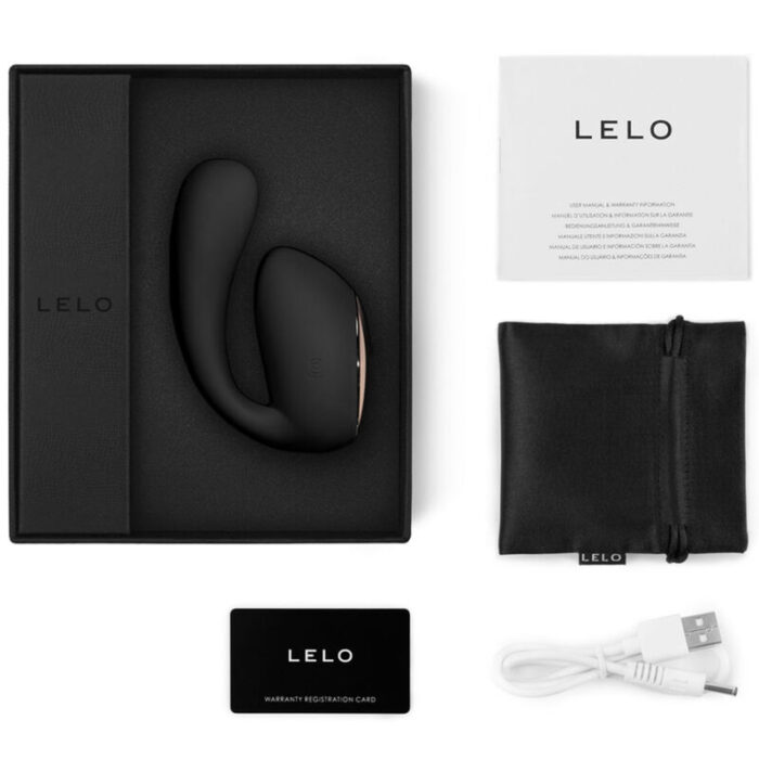 LELO - IDA WAVE MASAJEADOR PAREJAS NEGRO - CandyHot - Foto 3