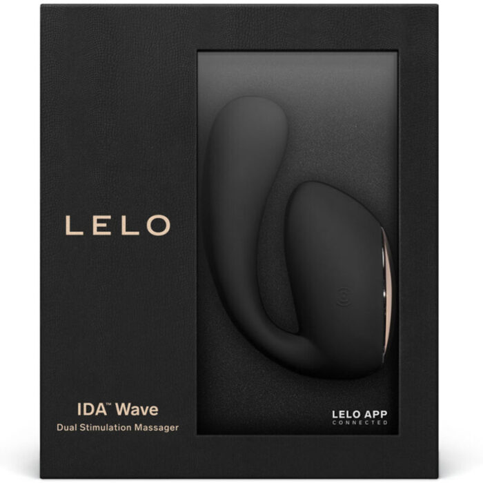 LELO - IDA WAVE MASAJEADOR PAREJAS NEGRO - CandyHot - Foto 4