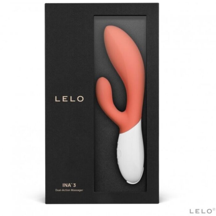 LELO - INA 3 VIBRADOR RABBIT LUJO CORAL - CandyHot - Foto 3