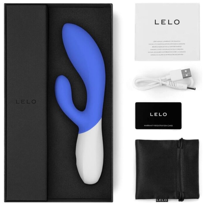 LELO - INA WAVE 2 VBRADOR LUJO MOVIMIENTO ESPECIAL AZUL - CandyHot - Foto 3
