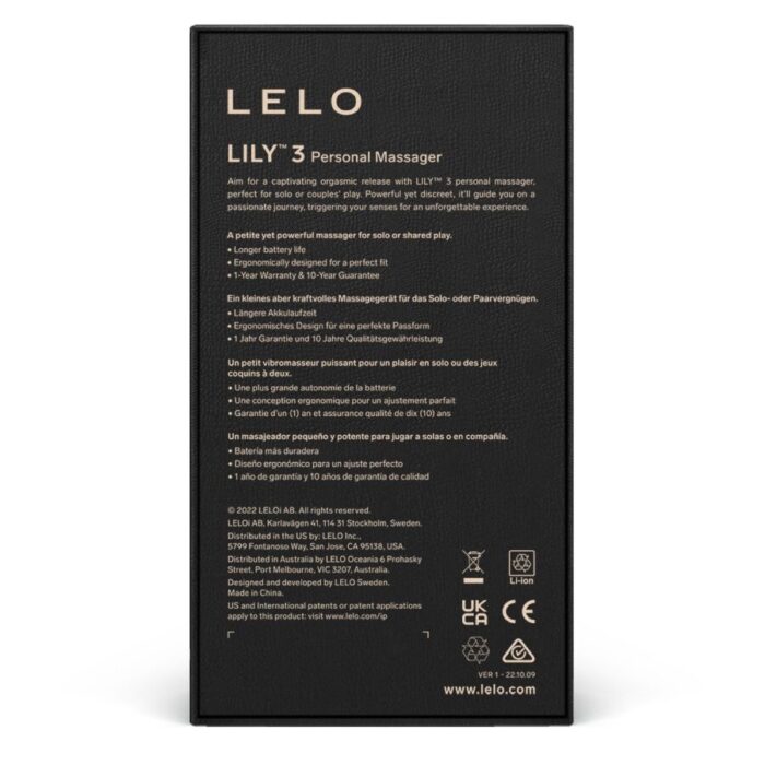 LELO - LILY 3 MASAJEADOR PERSONAL - MORADO - CandyHot - Foto 4