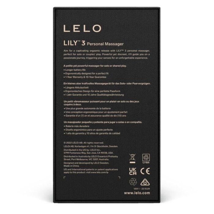 LELO - LILY 3 MASAJEADOR PERSONAL - VERDE AGUA - CandyHot - Foto 4