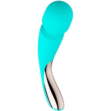 LELO - MASAJEADOR SMART MEDIUM WAND 2 VERDE AGUA - CandyHot - Foto 2