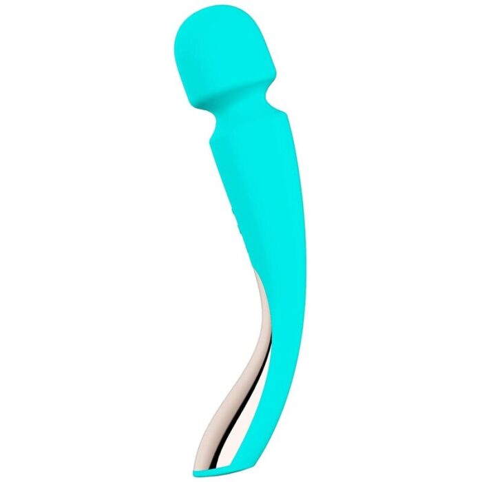 LELO - MASAJEADOR SMART MEDIUM WAND 2 VERDE AGUA - CandyHot - Foto 3