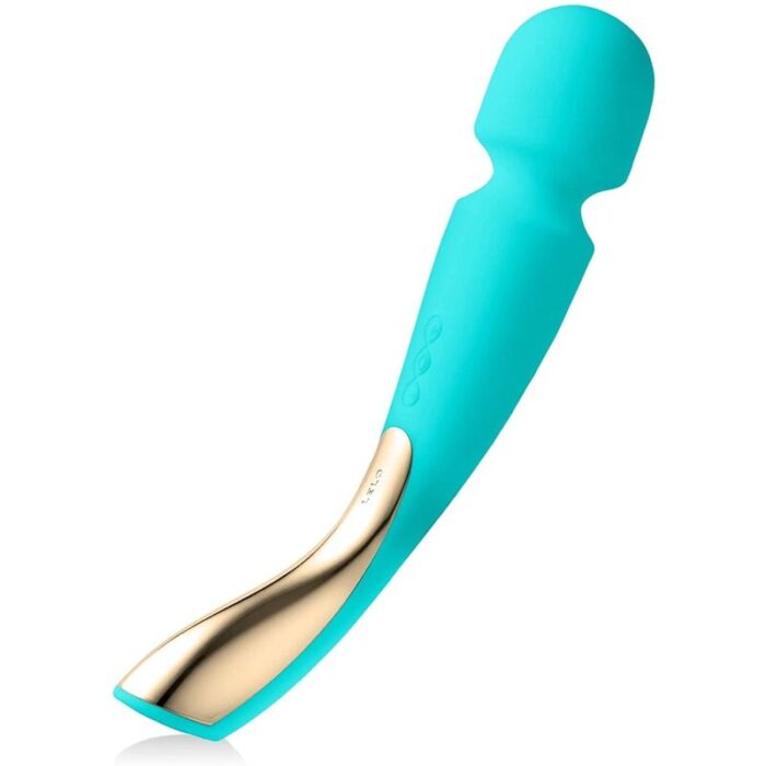 LELO - MASAJEADOR SMART MEDIUM WAND 2 VERDE AGUA - CandyHot - Foto 1