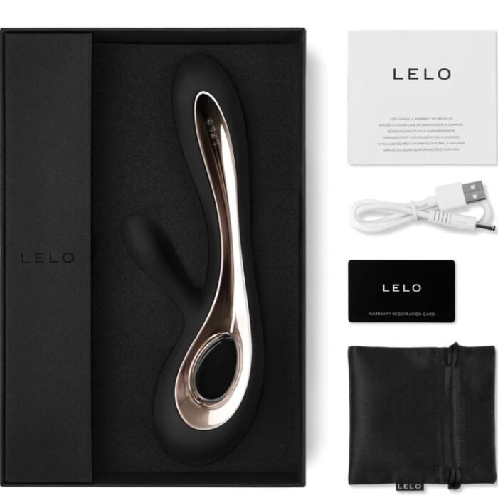 LELO - SORAYA 2 NEGRO VIBRADOR RABBIT - CandyHot - Foto 2