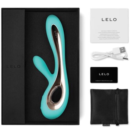 LELO - SORAYA 2 VIBRADOR RABBIT VERDE AGUA - CandyHot - Foto 2