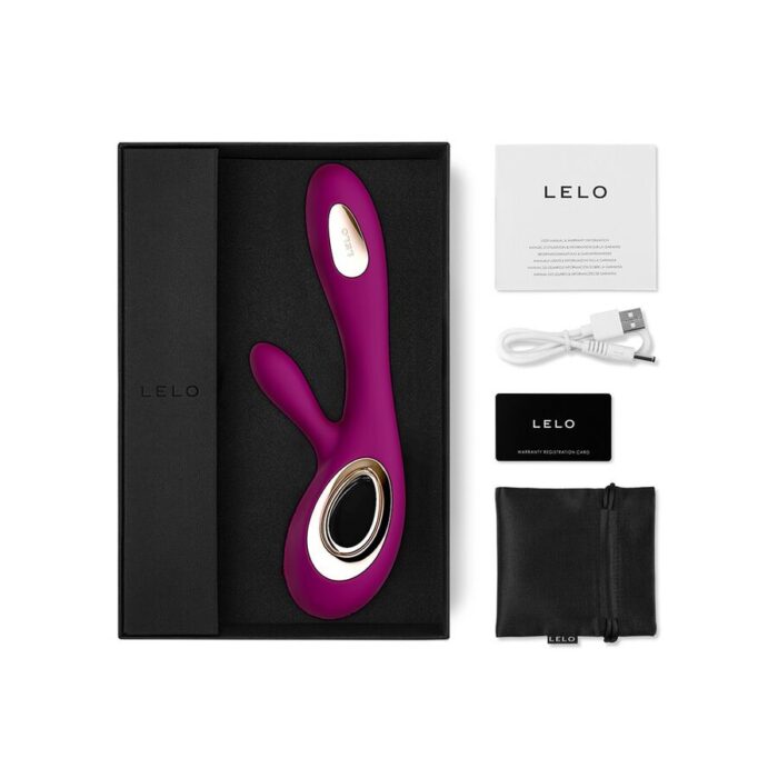 LELO - SORAYA WAVE VIBRADOR RABBIT MORADO - CandyHot - Foto 3