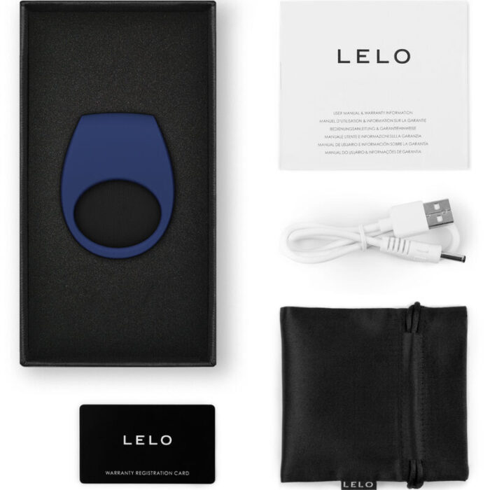 LELO - TOR 3 ANILLO VIBRADOR AZUL - CandyHot - Foto 3