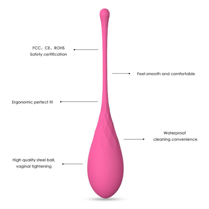 LESLIE - KEGEL FIT ENTREGADOR SUELO PELVICO 6 PESOS - CandyHot - Foto 4