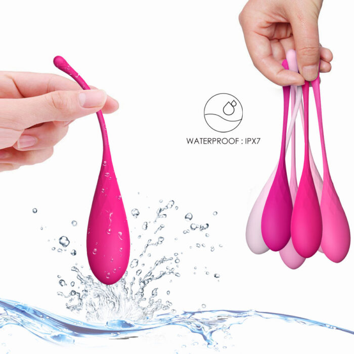 LESLIE - KEGEL FIT ENTREGADOR SUELO PELVICO 6 PESOS - CandyHot - Foto 5