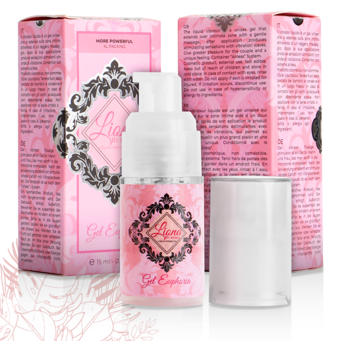 LIONA BY MOMA - VIBRADOR LIQUIDO EUPHORIA GEL 15 ML - CandyHot - Foto 3