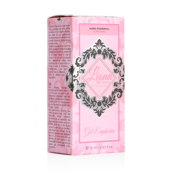 LIONA BY MOMA - VIBRADOR LIQUIDO EUPHORIA GEL 15 ML - CandyHot - Foto 5