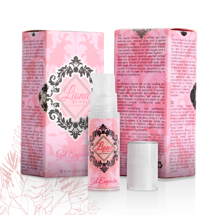 LIONA BY MOMA - VIBRADOR LIQUIDO EUPHORIA GEL 6 ML - CandyHot - Foto 4