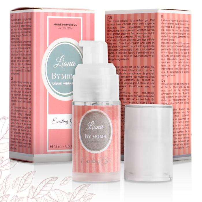 LIONA BY MOMA - VIBRADOR LIQUIDO EXCITING GEL 15 ML - CandyHot - Foto 3