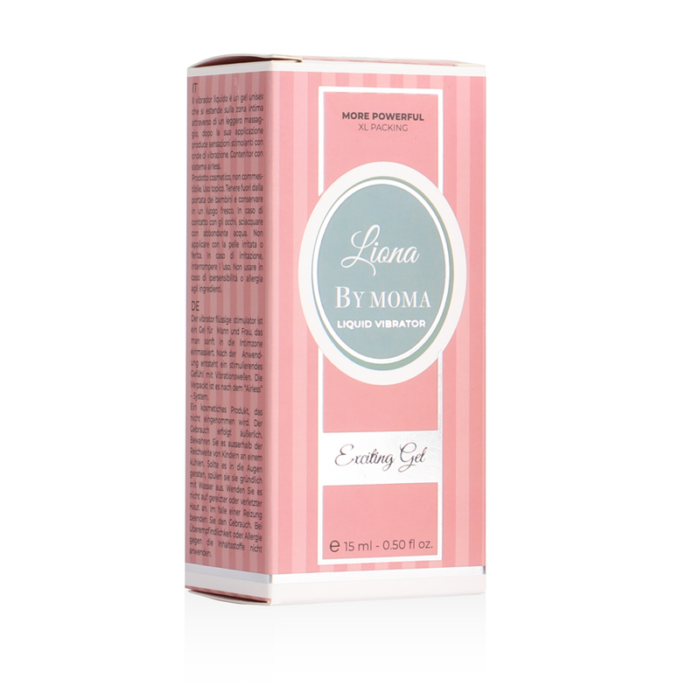 LIONA BY MOMA - VIBRADOR LIQUIDO EXCITING GEL 15 ML - CandyHot - Foto 5