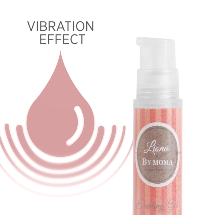 LIONA BY MOMA - VIBRADOR LIQUIDO EXCITING GEL 6 ML - CandyHot - Foto 2