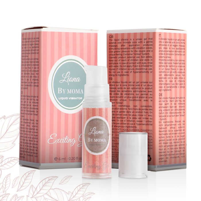 LIONA BY MOMA - VIBRADOR LIQUIDO EXCITING GEL 6 ML - CandyHot - Foto 1