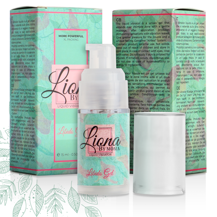 LIONA BY MOMA - VIBRADOR LIQUIDO LIBIDO GEL 15 ML - CandyHot - Foto 3