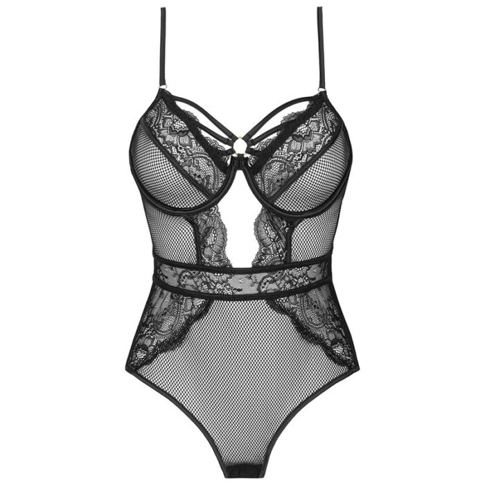 LIVCO CORSETTI FASHION - FINASAN LC 90632 BODY NEGRO S/M - CandyHot - Foto 3