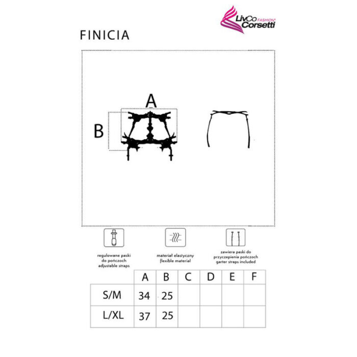 LIVCO CORSETTI FASHION - FINICIA LC90724 LIGUERO NEGRO L/XL - CandyHot - Foto 6